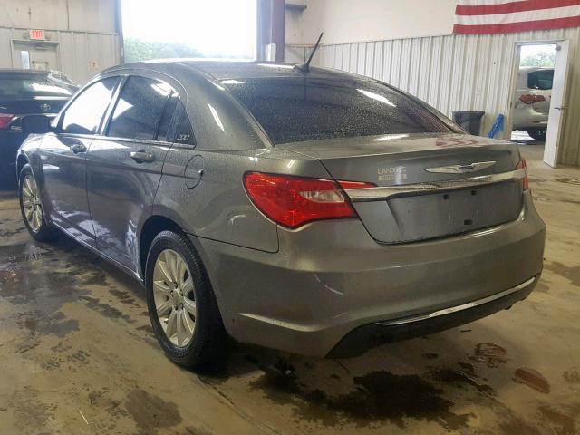 1C3CCBBBXDN502039 - 2013 CHRYSLER 200 TOURIN GRAY photo 3