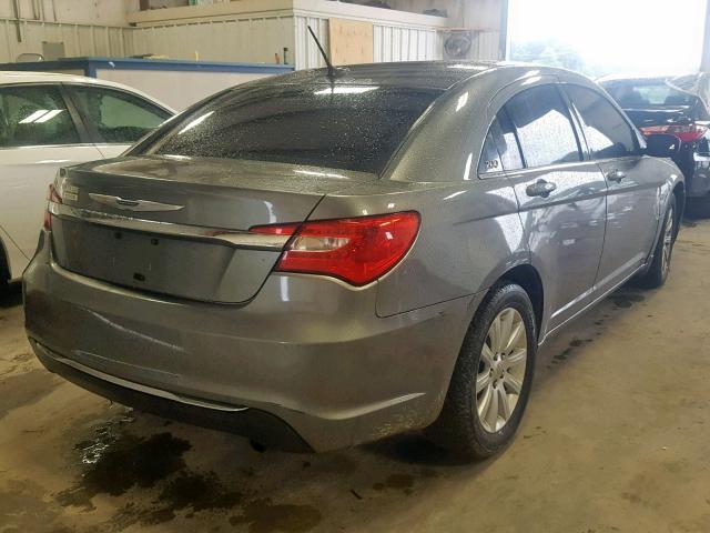 1C3CCBBBXDN502039 - 2013 CHRYSLER 200 TOURIN GRAY photo 4