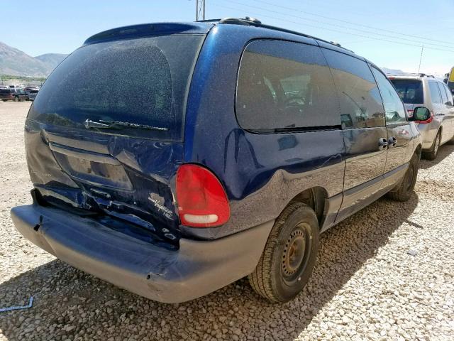 1C4GJ44G8YB777553 - 2000 CHRYSLER GRAND VOYA BLUE photo 4