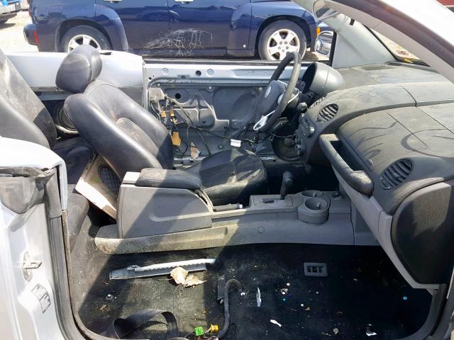 3VWCK21YX3M316172 - 2003 VOLKSWAGEN NEW BEETLE ვერცხლისფერი ფოტო 5