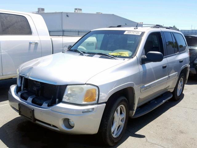 1GKDT13S842266358 - 2004 GMC ENVOY SILVER photo 2