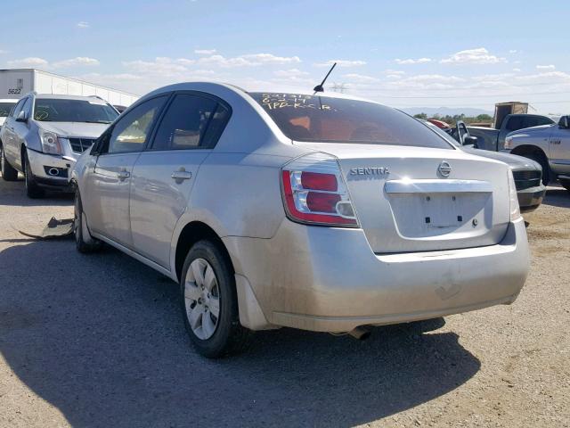 3N1AB6AP0AL610422 - 2010 NISSAN SENTRA 2.0 SILVER photo 3