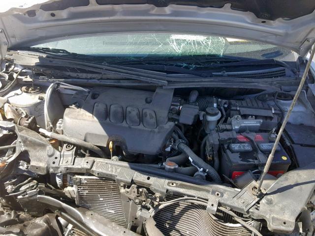 3N1AB6AP0AL610422 - 2010 NISSAN SENTRA 2.0 SILVER photo 7