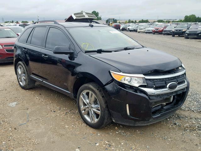 2FMDK3JC2DBB70012 - 2013 FORD EDGE SEL BLACK photo 1