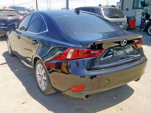 JTHBF1D20F5053753 - 2015 LEXUS IS 250 BLACK photo 3