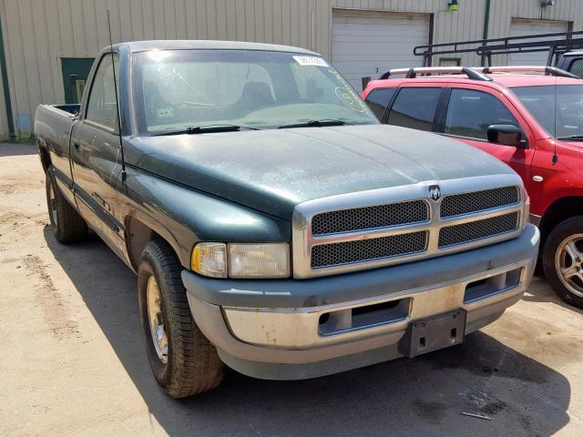 3B7KC26Z9WM217683 - 1998 DODGE RAM 2500 GREEN photo 1