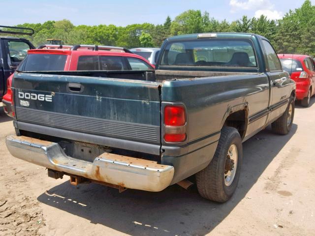 3B7KC26Z9WM217683 - 1998 DODGE RAM 2500 GREEN photo 4