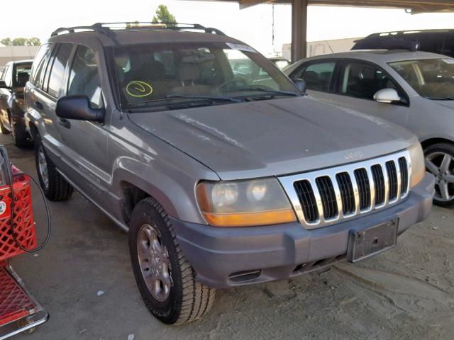 1J4GW48N61C703956 - 2001 JEEP GRAND CHER GRAY photo 1