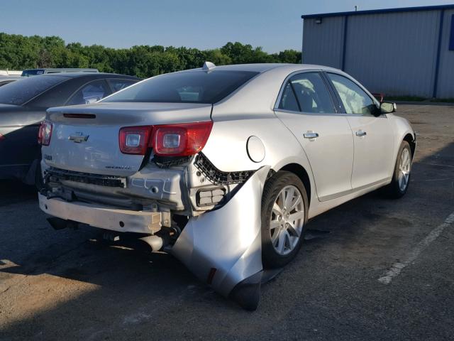 1G11H5SA4DF267363 - 2013 CHEVROLET MALIBU LTZ ვერცხლისფერი ფოტო 4
