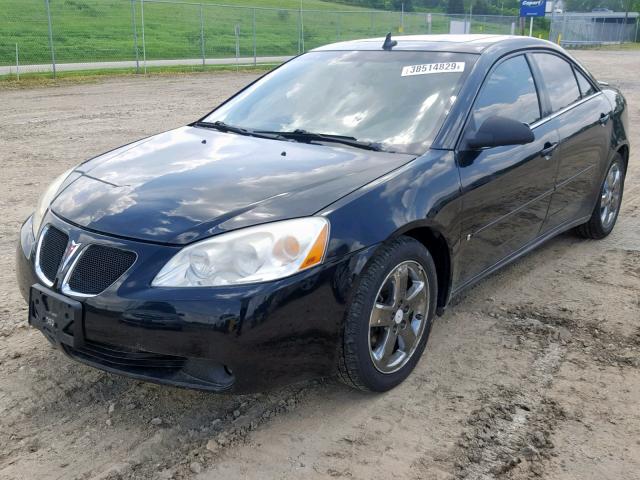 1G2ZH57N384105557 - 2008 PONTIAC G6 GT BLACK photo 2