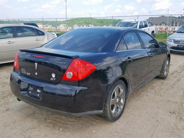 1G2ZH57N384105557 - 2008 PONTIAC G6 GT BLACK photo 4