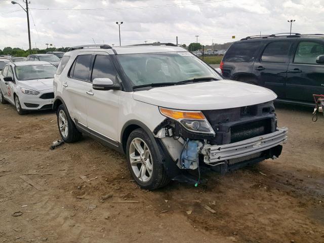 1FMHK7F81BGA57218 - 2011 FORD EXPLORER L WHITE photo 1