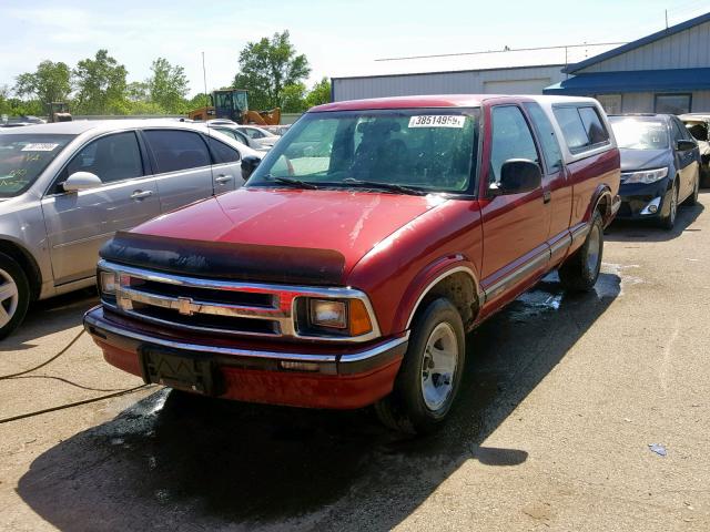 1GCCS1944T8171164 - 1996 CHEVROLET S TRUCK S1 RED photo 2