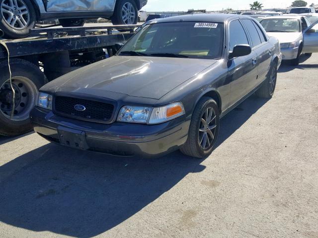 2FAHP71V09X130205 - 2009 FORD CROWN VICT GRAY photo 2