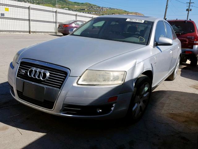 WAUDG74F85N109320 - 2005 AUDI A6 3.2 QUA SILVER photo 2