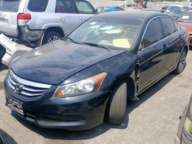 1HGCP2F85BA091931 - 2011 HONDA ACCORD EXL BLACK photo 2