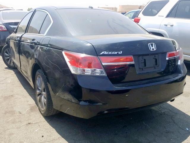 1HGCP2F85BA091931 - 2011 HONDA ACCORD EXL BLACK photo 3