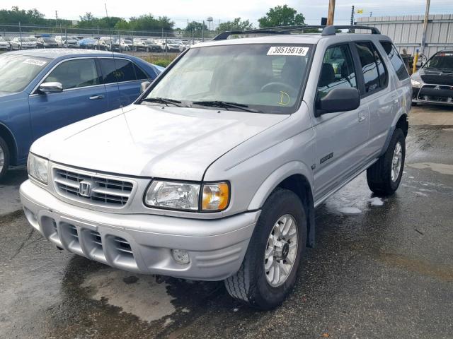 4S6CK58W4Y4410529 - 2000 HONDA PASSPORT E SILVER photo 2