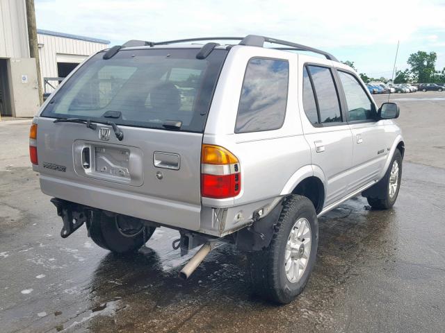 4S6CK58W4Y4410529 - 2000 HONDA PASSPORT E SILVER photo 4