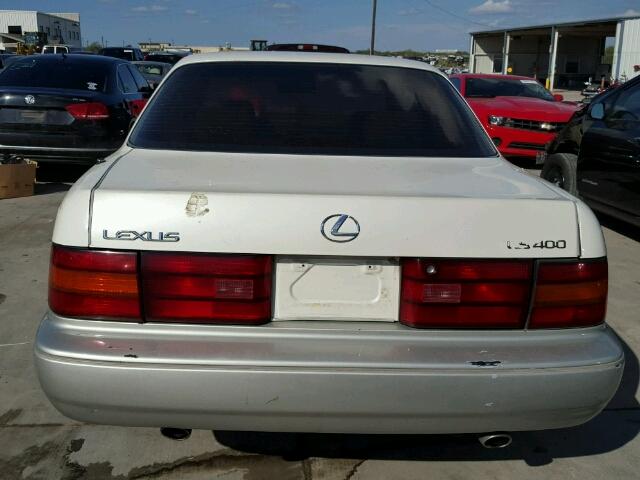 JT8UF11EXM0074983 - 1991 LEXUS LS 400 WHITE photo 10