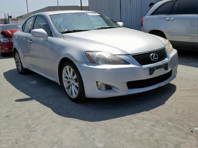 JTHBF5C21A5115498 - 2010 LEXUS IS 250 SILVER photo 1