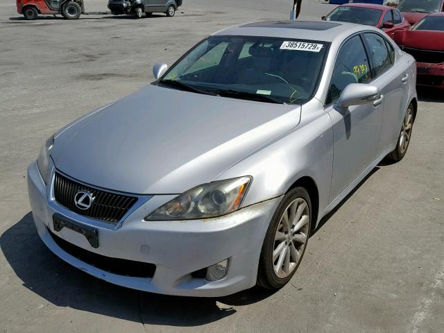 JTHBF5C21A5115498 - 2010 LEXUS IS 250 SILVER photo 2