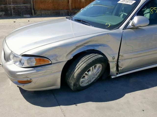 1G4HP52K144178214 - 2004 BUICK LESABRE CU SILVER photo 9