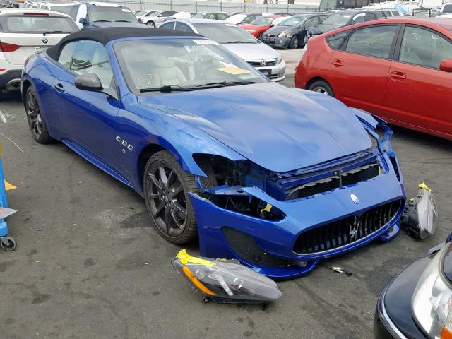 ZAM45VMA7D0069885 - 2013 MASERATI GRANTURISM BLUE photo 1