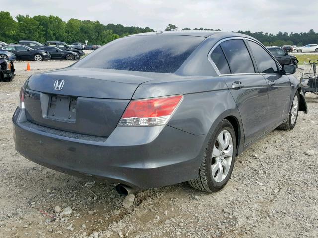 1HGCP2F88AA081652 - 2010 HONDA ACCORD EXL GRAY photo 4