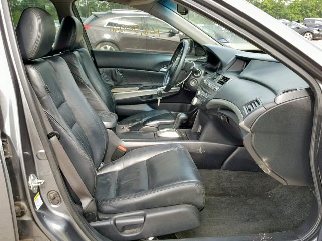 1HGCP2F88AA081652 - 2010 HONDA ACCORD EXL GRAY photo 5