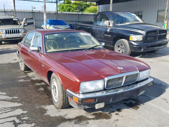 SAJKY1743MC647126 - 1991 JAGUAR XJ6 VANDEN BURGUNDY photo 1