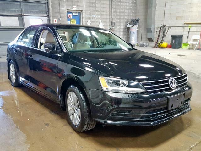 3VWLA7AJ0FM306824 - 2015 VOLKSWAGEN JETTA TDI BLACK photo 1