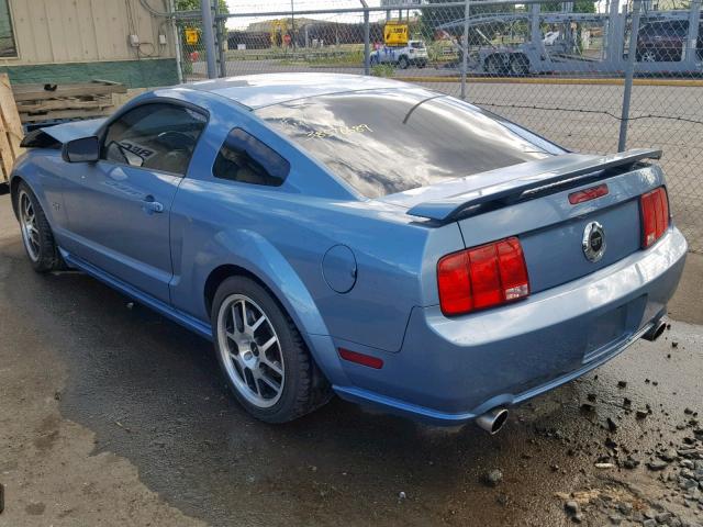 1ZVHT82H465172178 - 2006 FORD MUSTANG GT BLUE photo 3