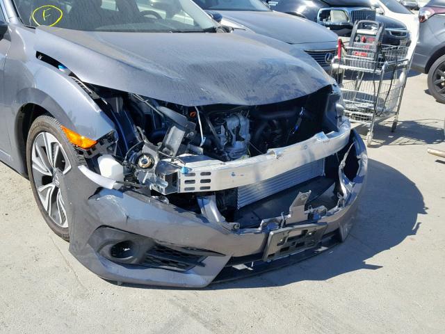 JHMFC1F76JX041252 - 2018 HONDA CIVIC EXL 石墨色 照片 9