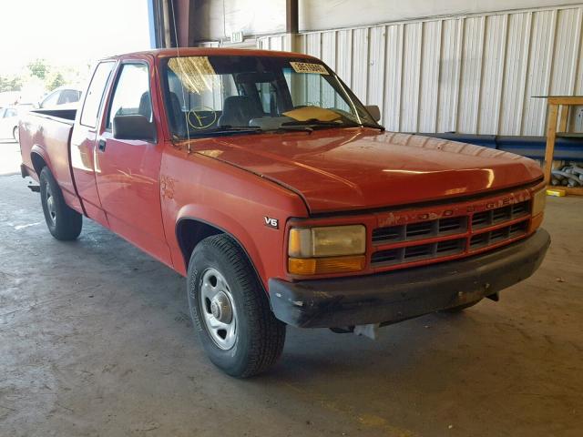 1B7GL23X2SW931786 - 1995 DODGE DAKOTA RED photo 1