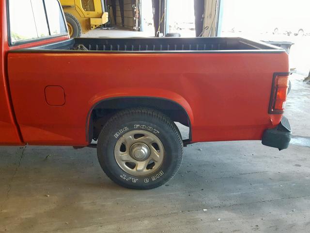 1B7GL23X2SW931786 - 1995 DODGE DAKOTA RED photo 9