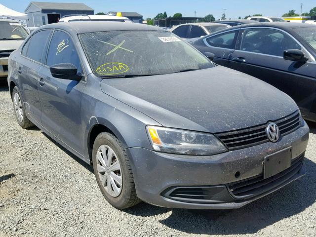 3VW1K7AJ3DM260200 - 2013 VOLKSWAGEN JETTA BASE GRAY photo 1