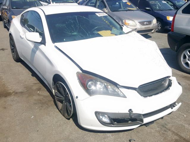 KMHHT6KD2BU053030 - 2011 HYUNDAI GENESIS CO WHITE photo 1