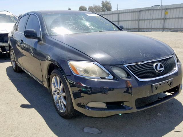 JTHBH96S665040687 - 2006 LEXUS GS 300 BLACK photo 1