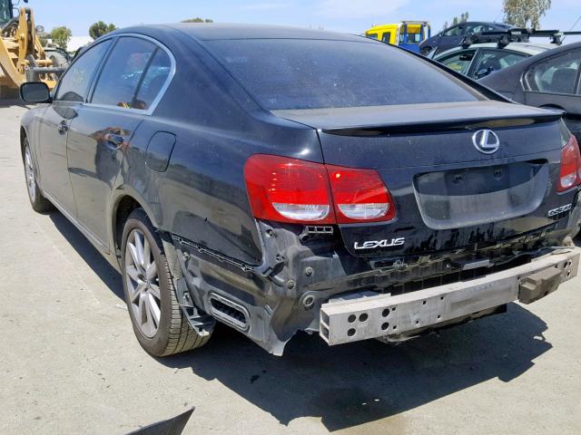 JTHBH96S665040687 - 2006 LEXUS GS 300 BLACK photo 3