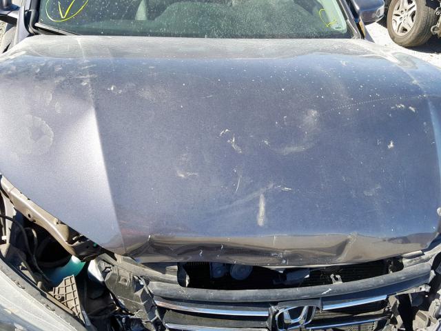 1HGCR3F82EA037250 - 2014 HONDA ACCORD EXL GRAY photo 7