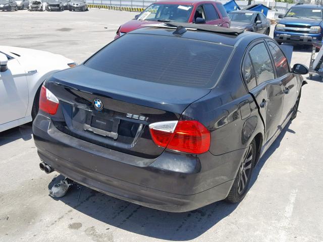 WBAVC53587FZ77053 - 2007 BMW 328 I SULE BLACK photo 4