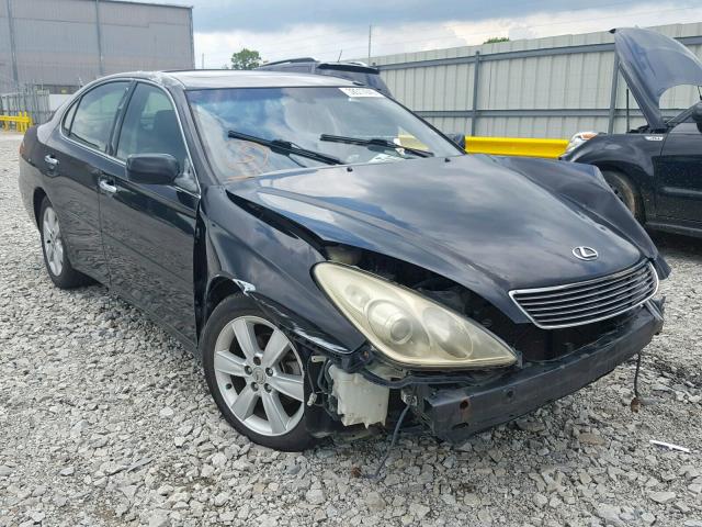 JTHBA30G655075976 - 2005 LEXUS ES 330 BLACK photo 1