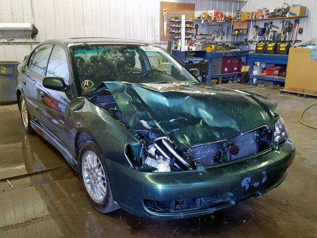 4S3BE6568Y6200028 - 2000 SUBARU LEGACY GT GREEN photo 1