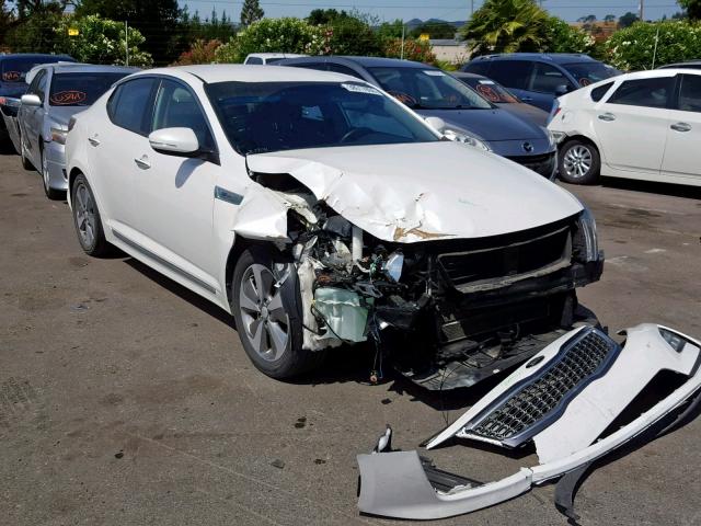 KNAGN4AD6G5099152 - 2016 KIA OPTIMA HYB WHITE photo 1