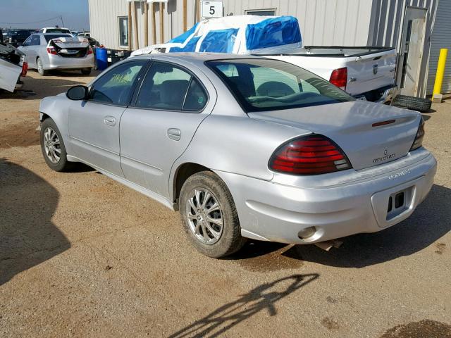 1G2NE52F85M179981 - 2005 PONTIAC GRAND AM S SILVER photo 3