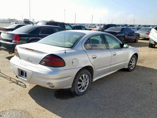 1G2NE52F85M179981 - 2005 PONTIAC GRAND AM S SILVER photo 4