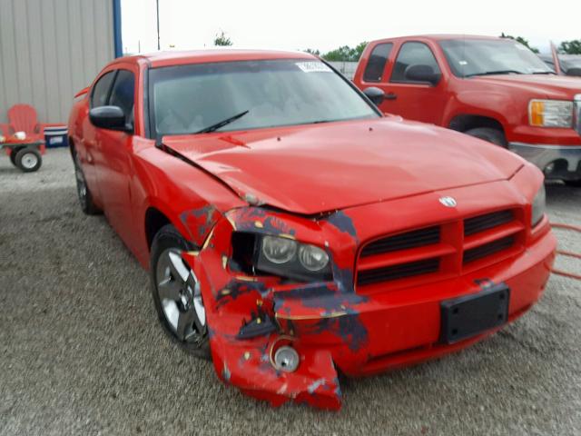 2B3KA33VX9H595948 - 2009 DODGE CHARGER SX RED photo 1