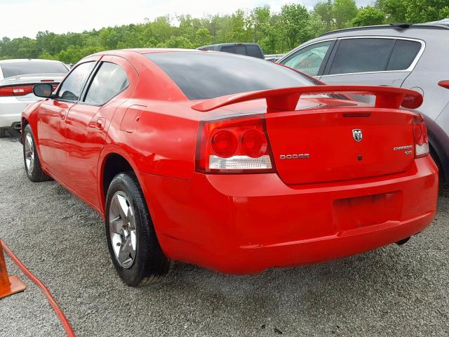 2B3KA33VX9H595948 - 2009 DODGE CHARGER SX RED photo 3