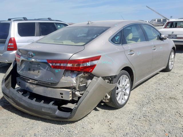 4T1BK1EB3FU184219 - 2015 TOYOTA AVALON XLE TAN photo 4